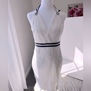 Venus White/Black Sun Dress